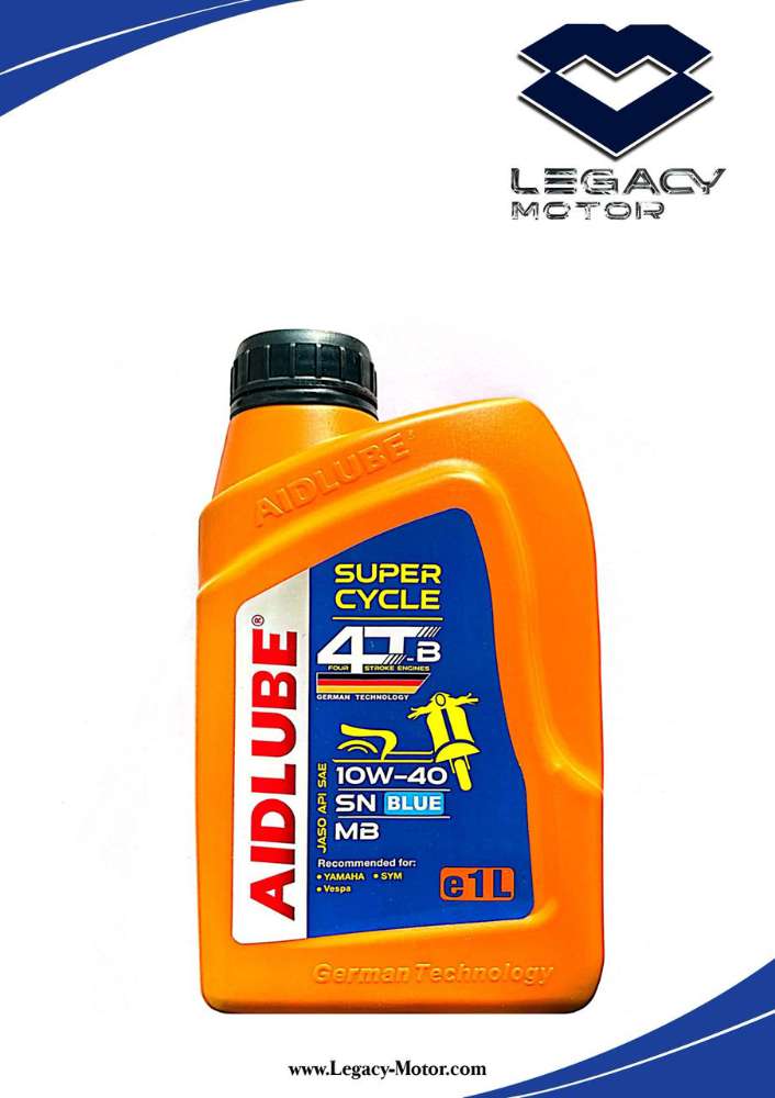 روغن موتور اسکوتر ایدلوب 10W40 SN آبی 