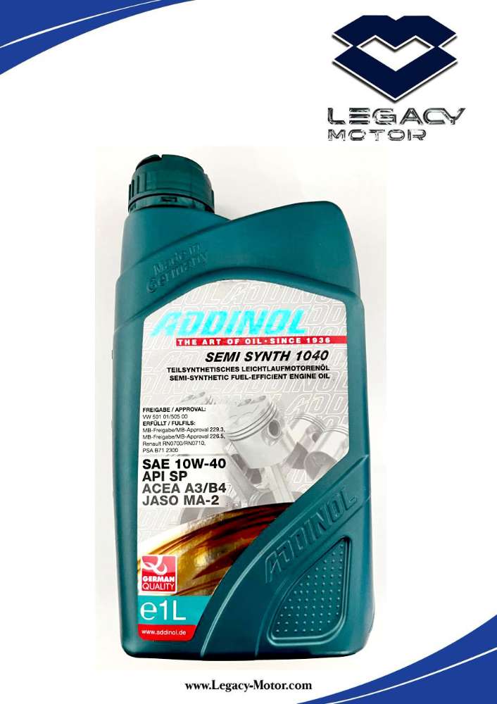 روغن موتور ادینول10W40 API SP